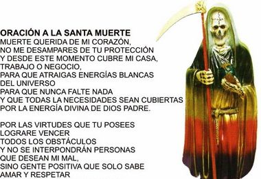 Oracion ala santa muerte